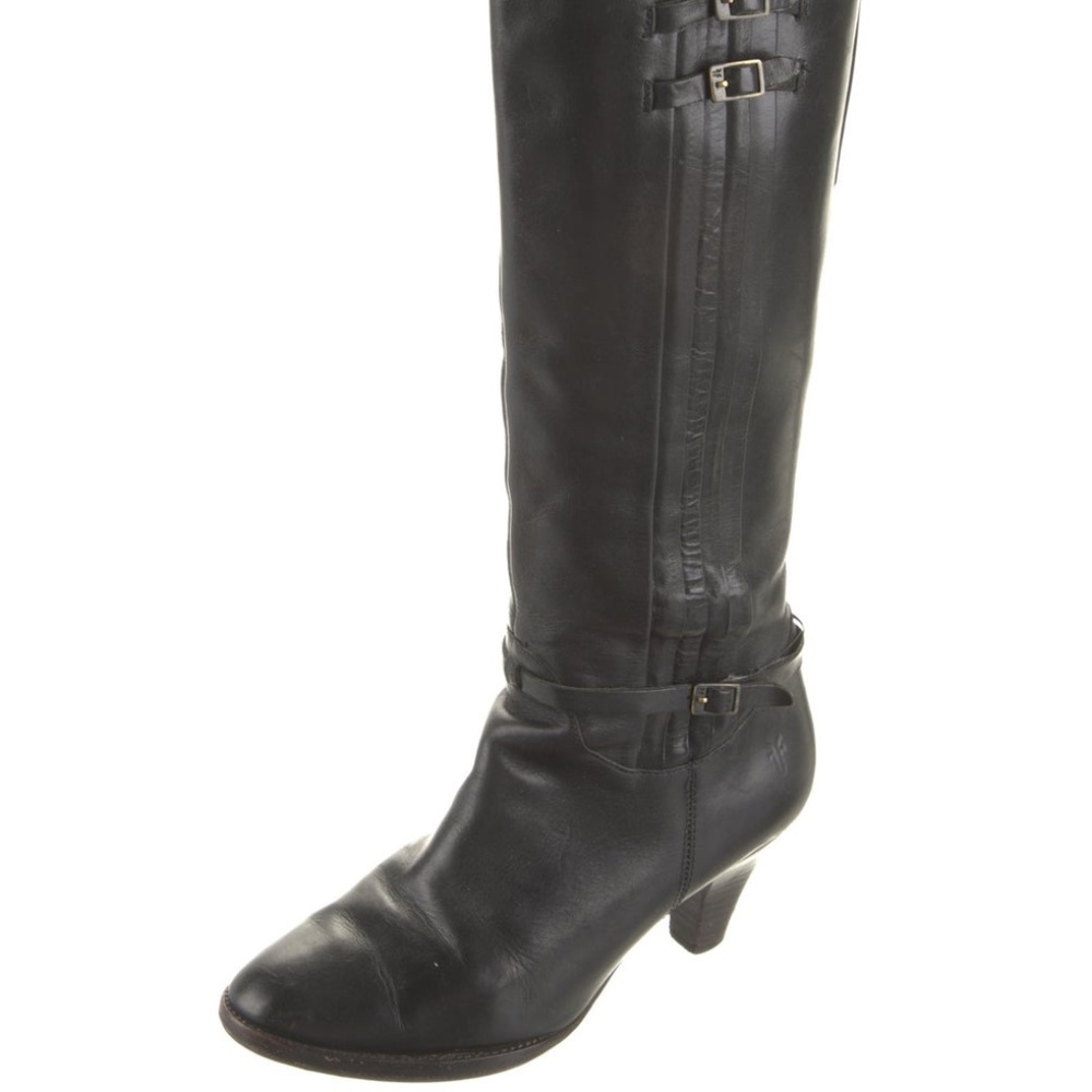 FRYE LEATHER KNEE HIGH RIDING BOOTS